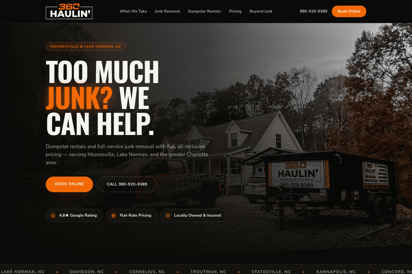 360 Haulin website