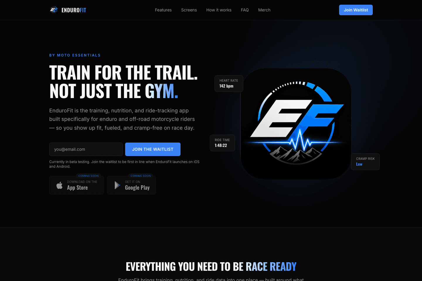 EnduroFit website
